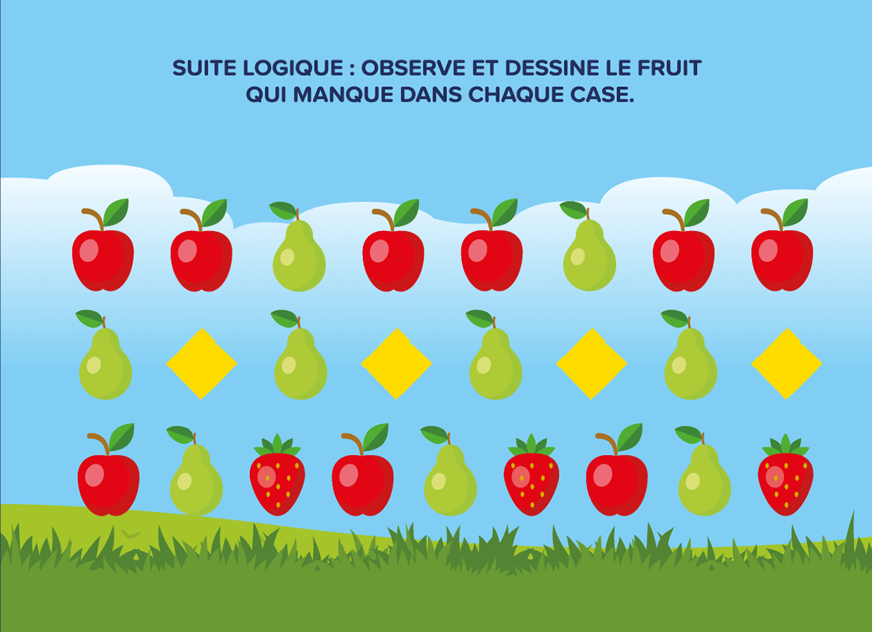 Solution du jeu « La suite logique »