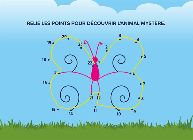 Solution du jeu « Relie les points »