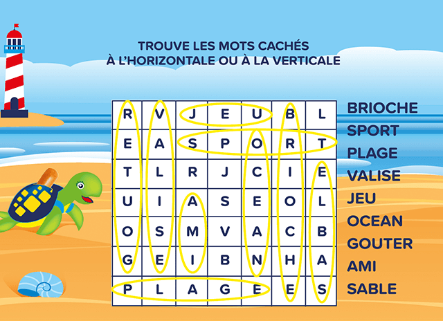 Solution du jeu « Les mots croisés »
